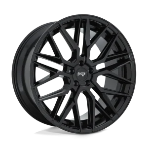 Niche – M224 GAMMA – Black – 22″x10.5″ 35mm – All weather Wheels – M224220575+35